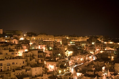 Matera di notte