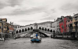 Vista del ponte di Rialto