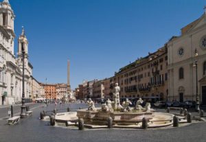 fontana dei fiumi a piazza navona